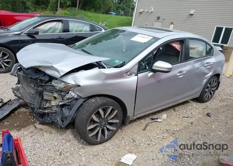 2015 Honda Civic Exl z USA, uszkodzony, nr VIN 2HGFB2F92FH502195